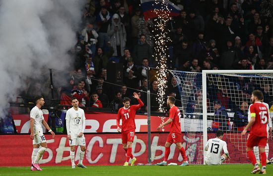 Russia Soccer Friendly Russia - Serbia