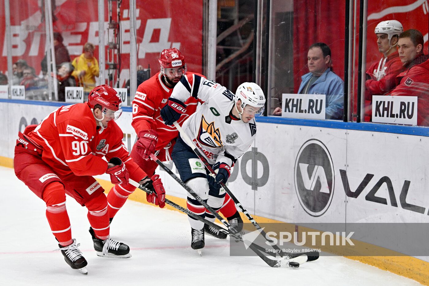 Russia Ice Hockey Kontinental League Spartak - Metallurg