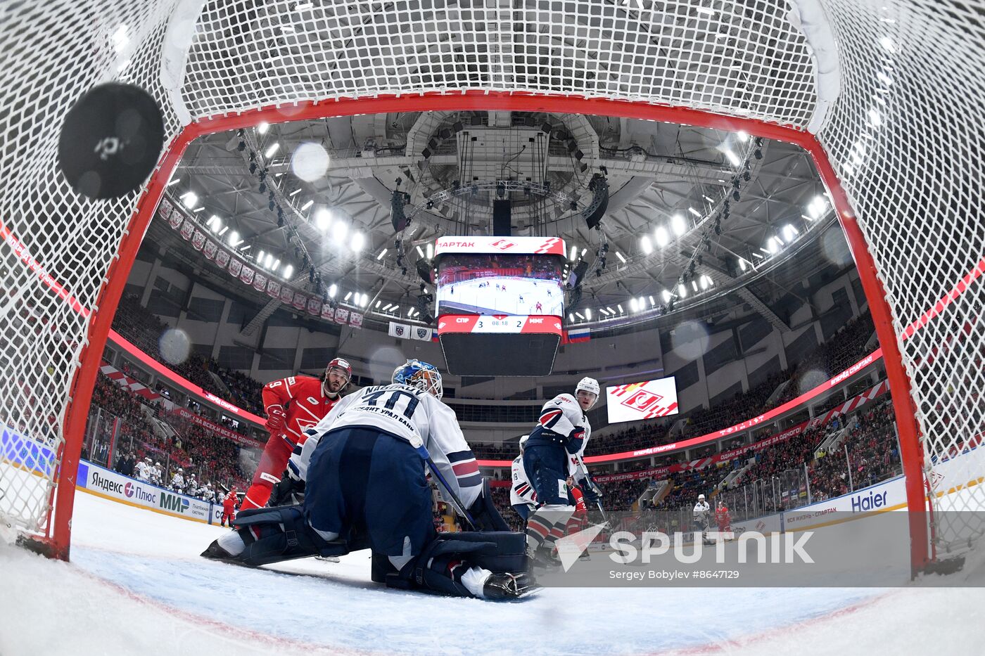 Russia Ice Hockey Kontinental League Spartak - Metallurg