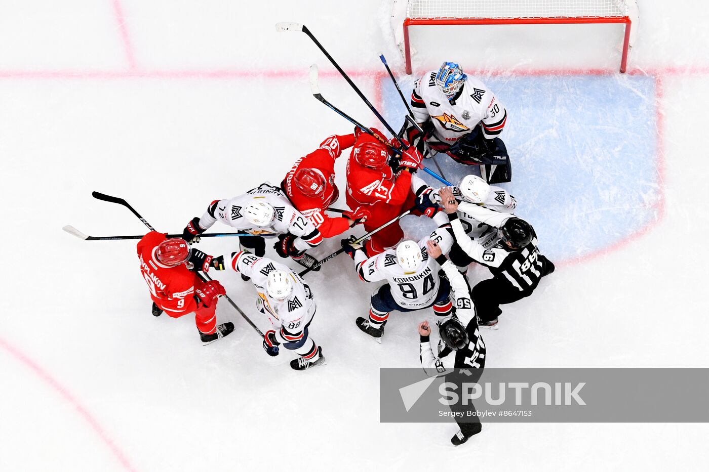 Russia Ice Hockey Kontinental League Spartak - Metallurg