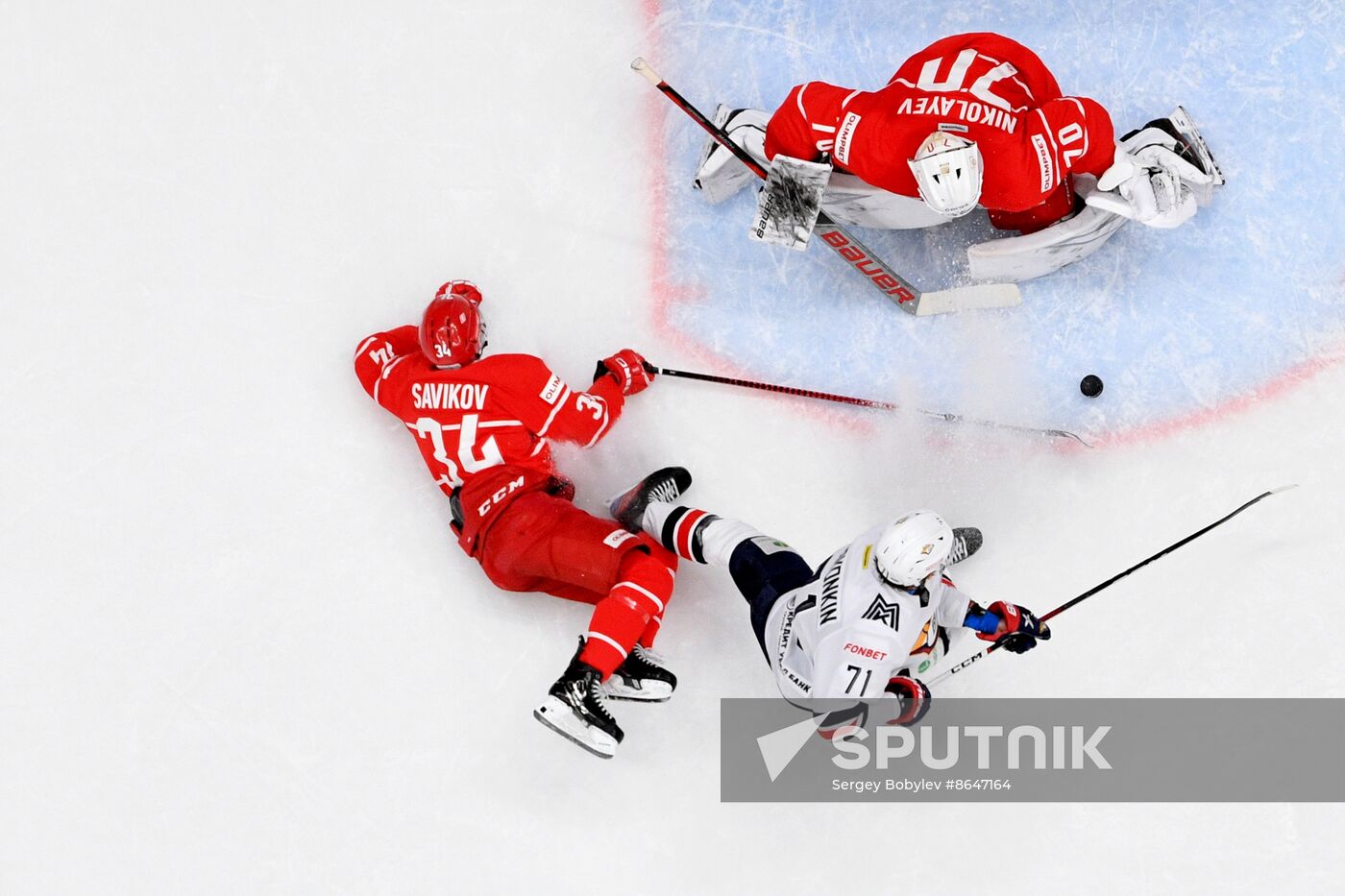 Russia Ice Hockey Kontinental League Spartak - Metallurg