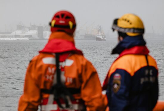 Russia Emergencies Ministry Staff Drills
