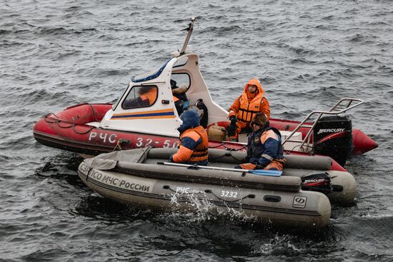 Russia Emergencies Ministry Staff Drills
