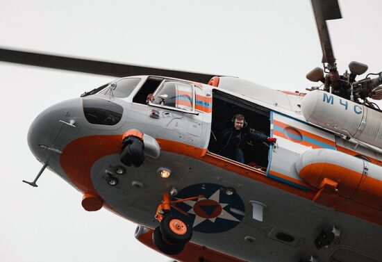 Russia Emergencies Ministry Staff Drills
