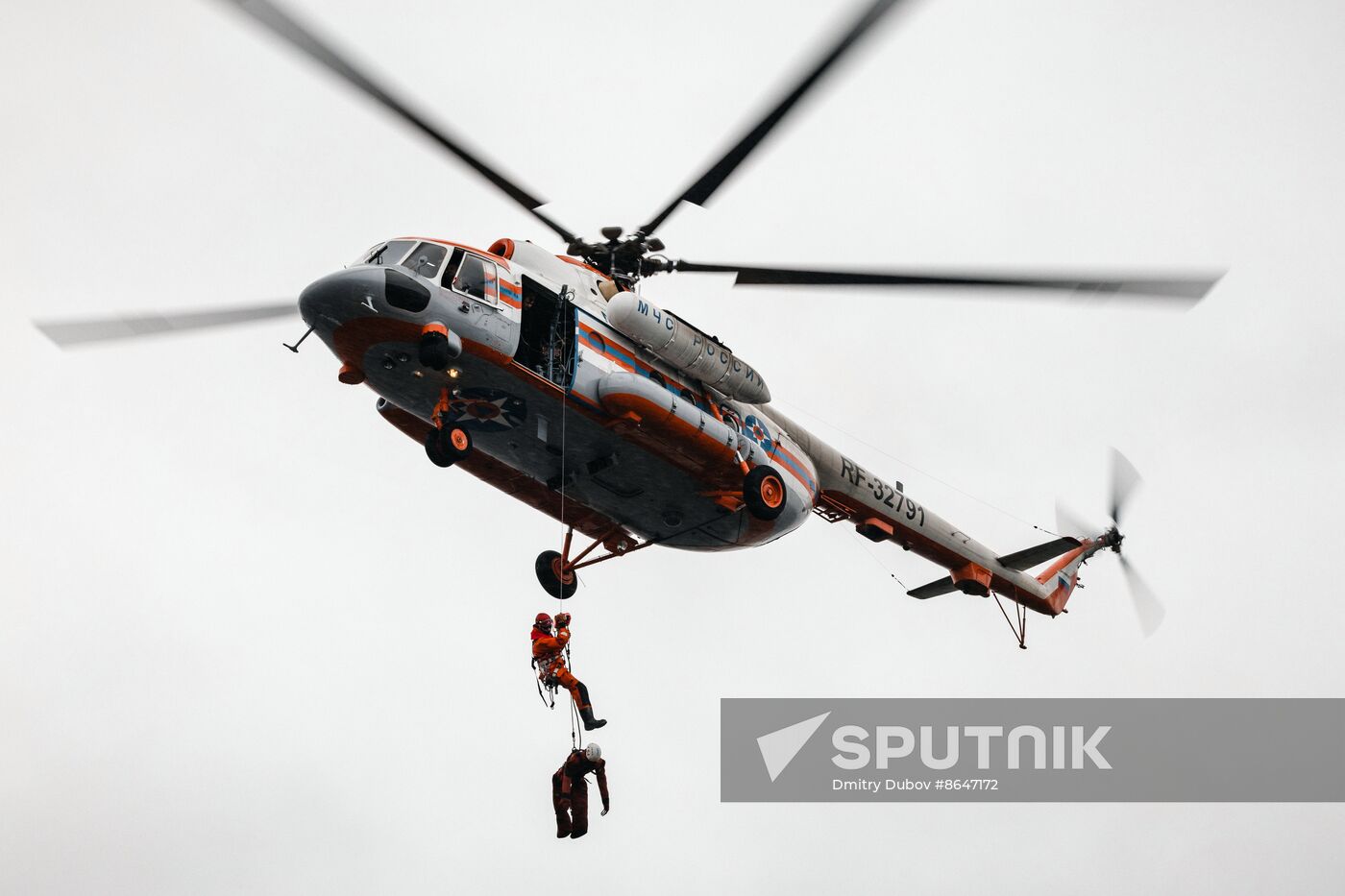 Russia Emergencies Ministry Staff Drills