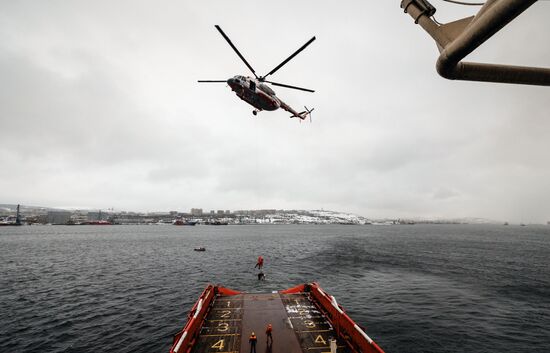 Russia Emergencies Ministry Staff Drills