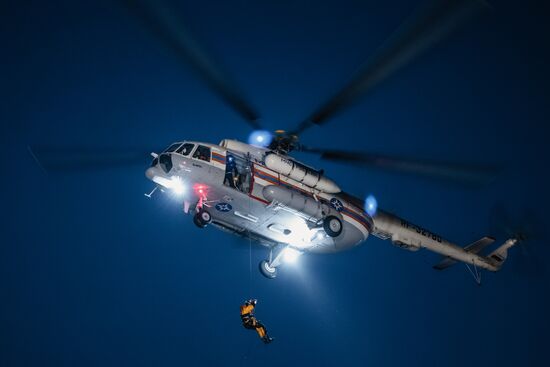 Russia Emergencies Ministry Staff Drills