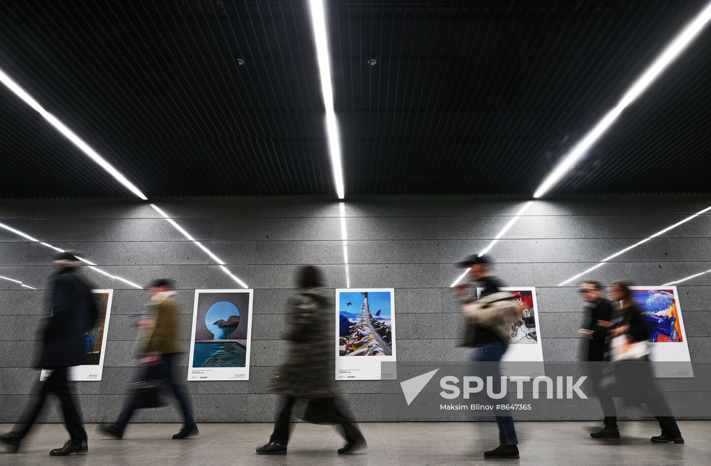 Opening of an exhibition of contemporary artists in the subway as part of the Art Russia 2024 art fair