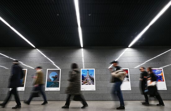 Opening of an exhibition of contemporary artists in the subway as part of the Art Russia 2024 art fair