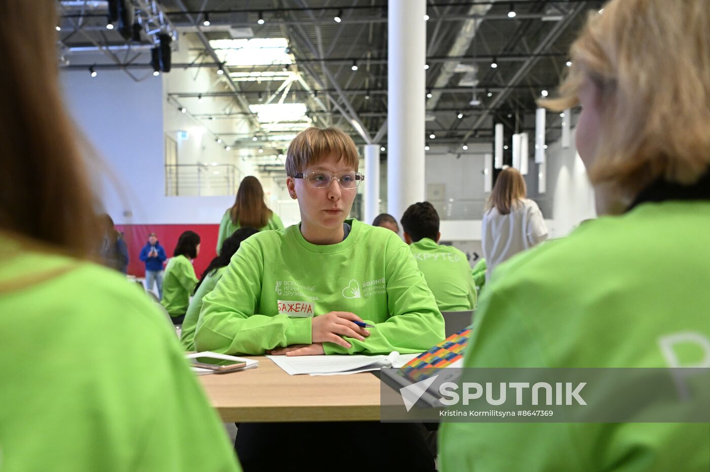 RUSSIA EXPO. Training volunteers for World Friendship Games 2024