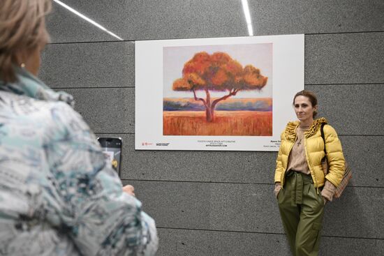 Opening of an exhibition of contemporary artists in the subway as part of the Art Russia 2024 art fair