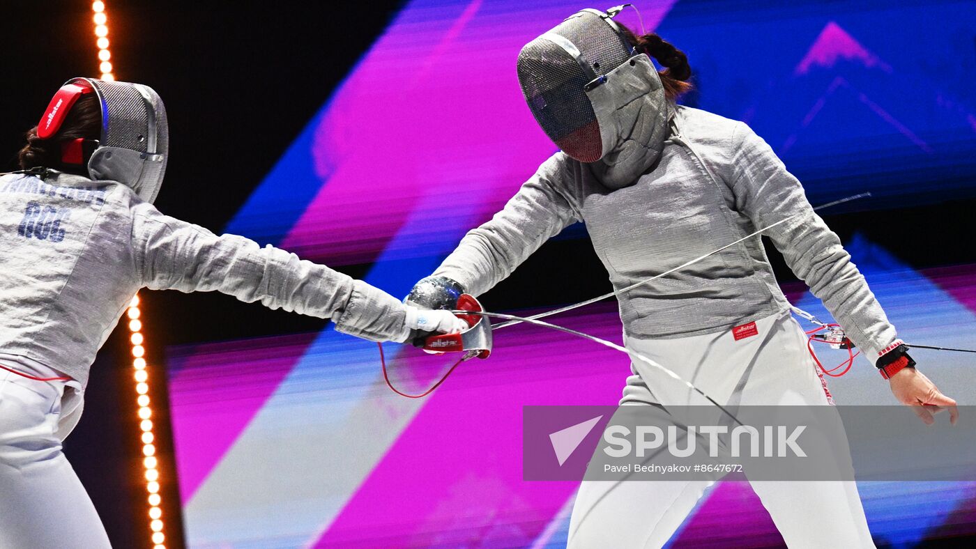 Russia Fencing Moscow Sabre International Tournament Women