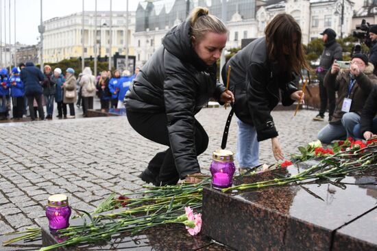 Worldwide Russia Terrorist Attack Memorial Events