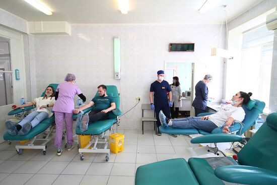 Russia Terrorist Attack Blood Donation