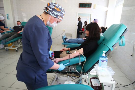 Russia Terrorist Attack Blood Donation