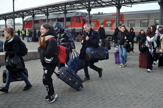 Russia Ukraine Military Operation Evacuees