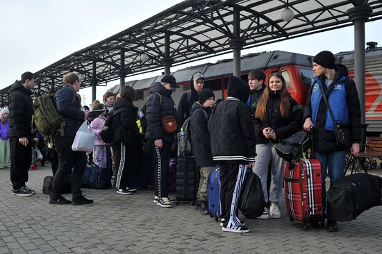 Russia Ukraine Military Operation Evacuees