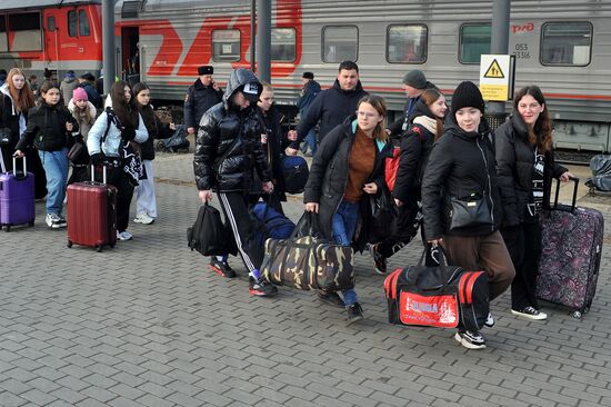 Russia Ukraine Military Operation Evacuees