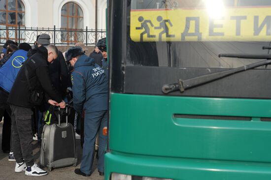 Russia Ukraine Military Operation Evacuees