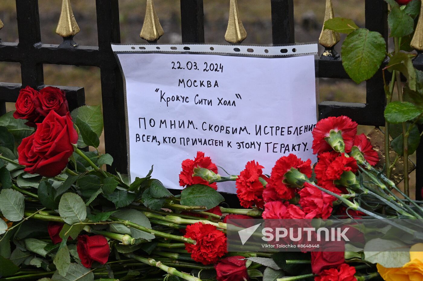 Worldwide Russia Terrorist Attack Memorial Events