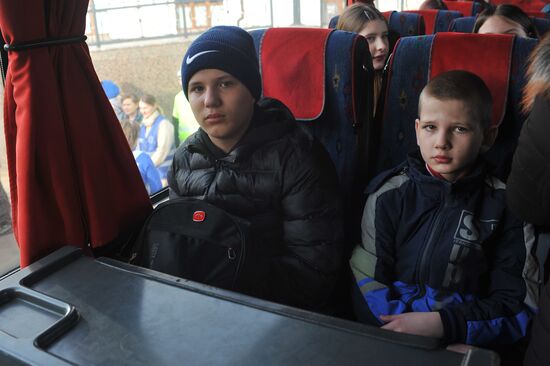 Russia Ukraine Military Operation Evacuees