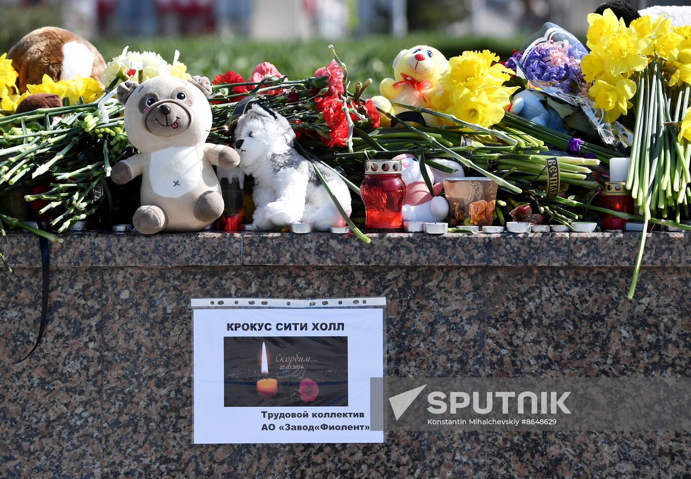 Worldwide Russia Terrorist Attack Memorial Events