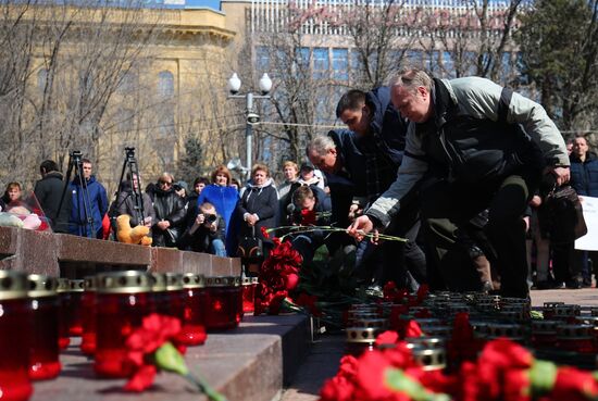 Worldwide Russia Terrorist Attack Memorial Events