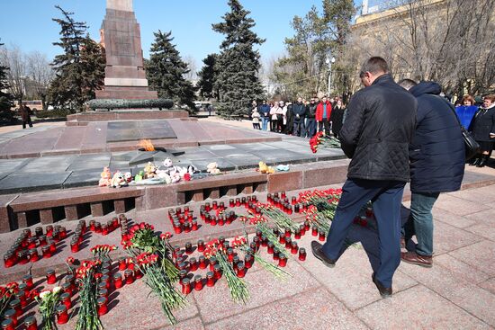 Worldwide Russia Terrorist Attack Memorial Events