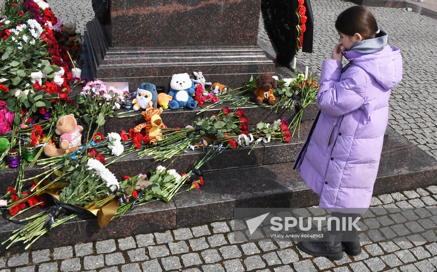 Russia Terrorist Attack Mourning Day