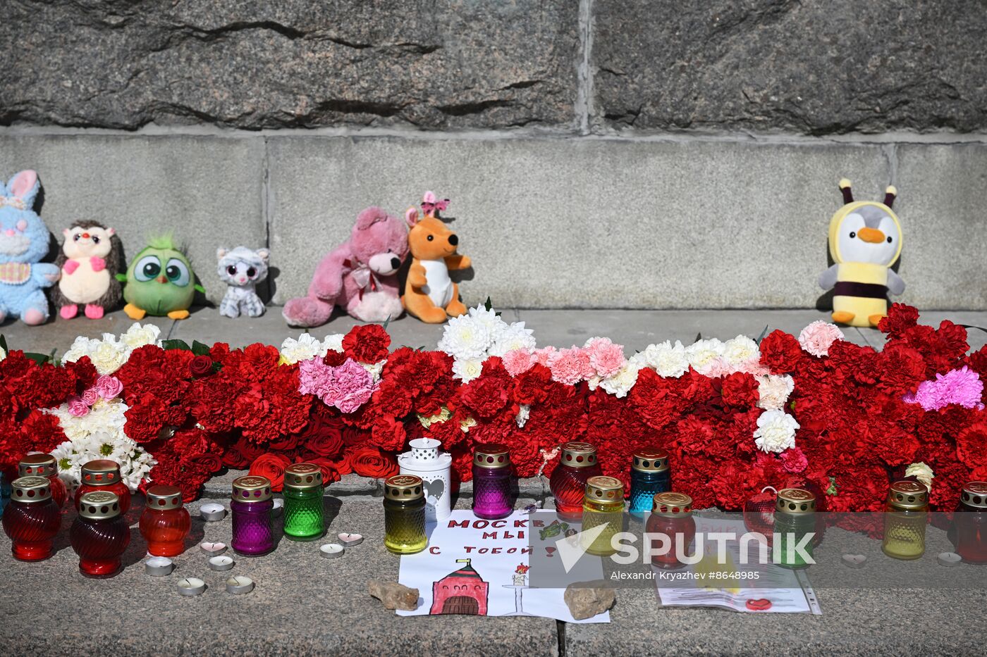 Russia Terrorist Attack Mourning Day