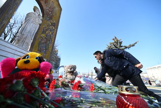 Russia Terrorist Attack Mourning Day