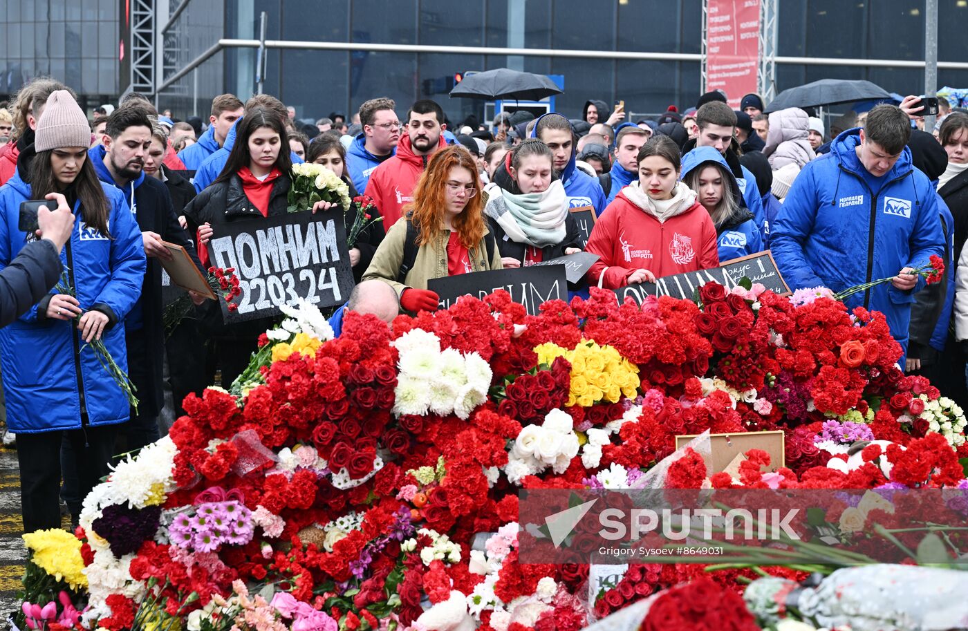 Russia Terrorist Attack Mourning Day
