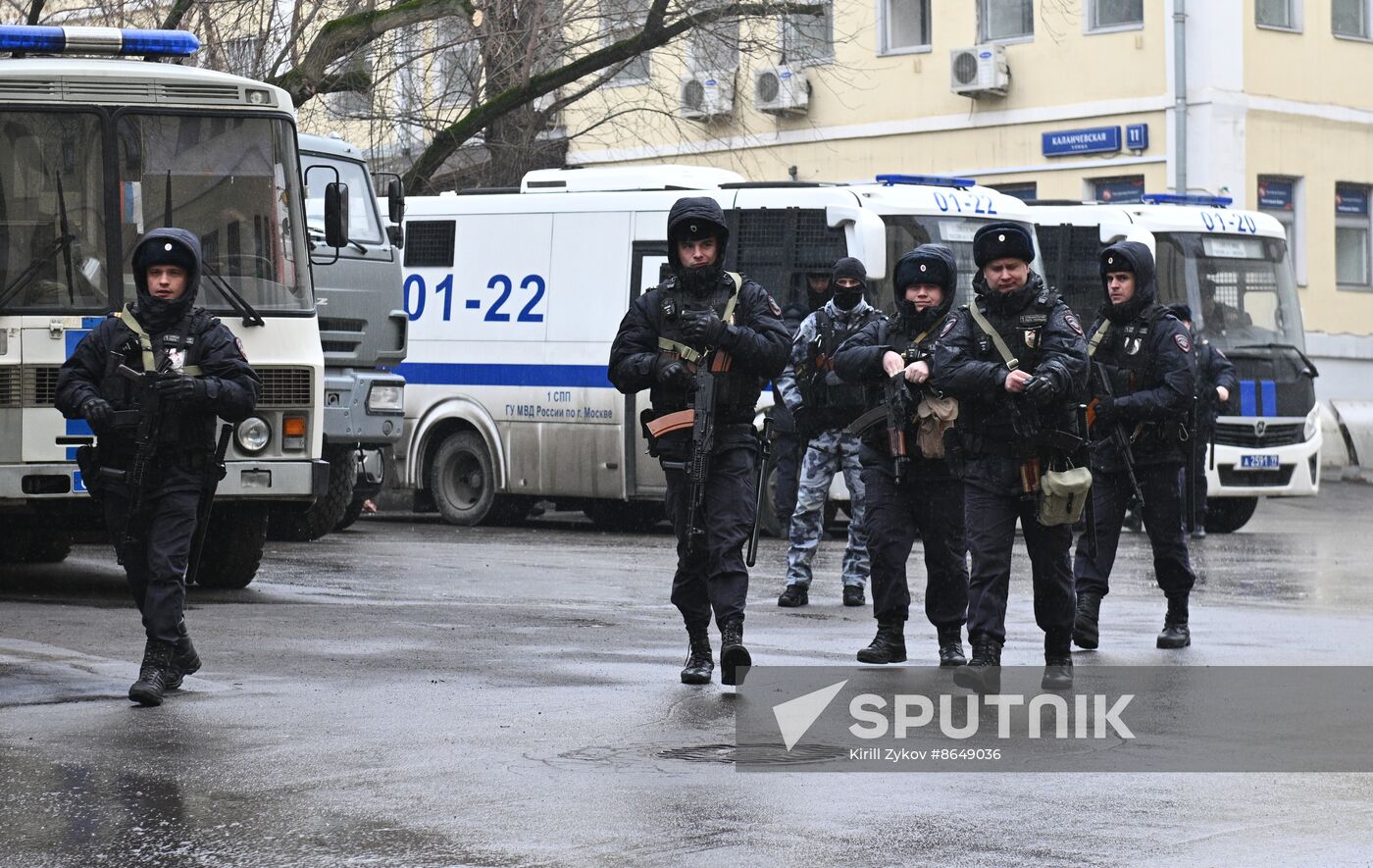 Russia Terrorist Attack Court