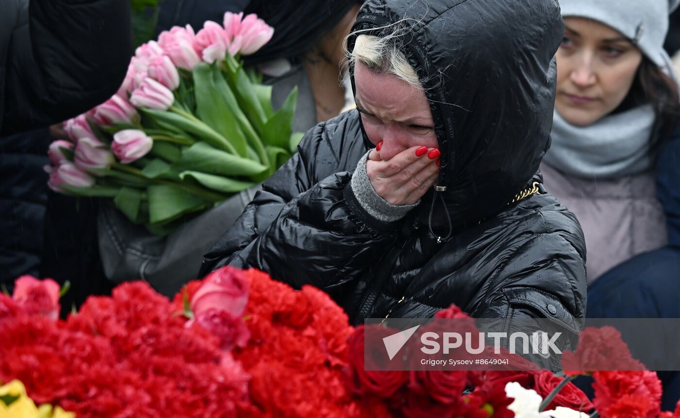 Russia Terrorist Attack Mourning Day