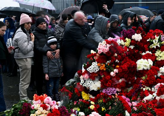 Russia Terrorist Attack Mourning Day