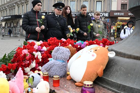 Russia Terrorist Attack Mourning Day