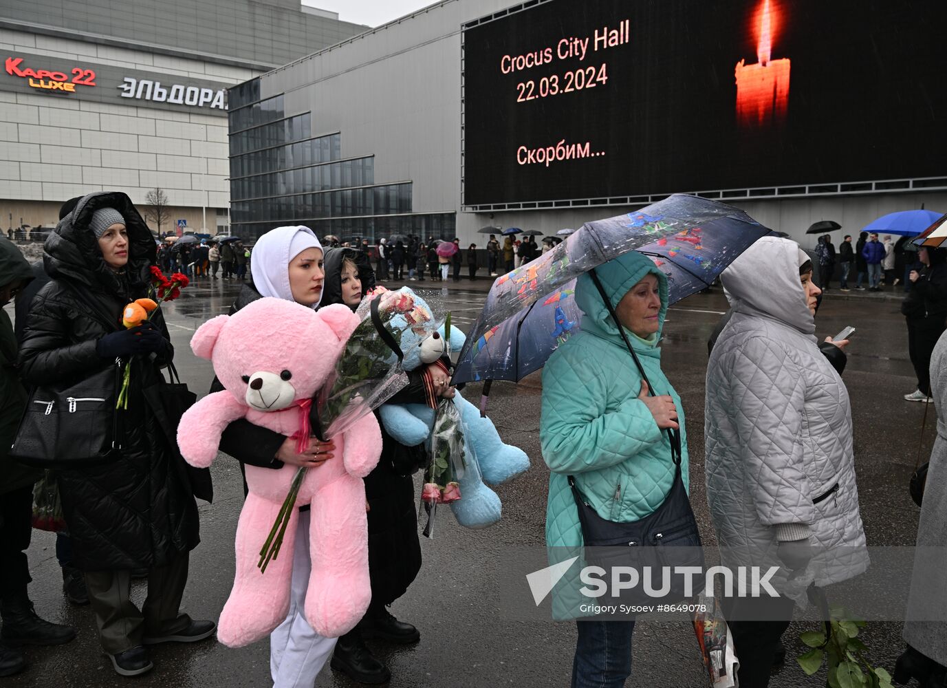 Russia Terrorist Attack Mourning Day