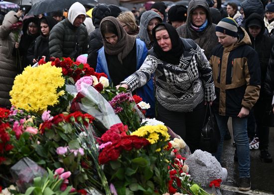Russia Terrorist Attack Mourning Day