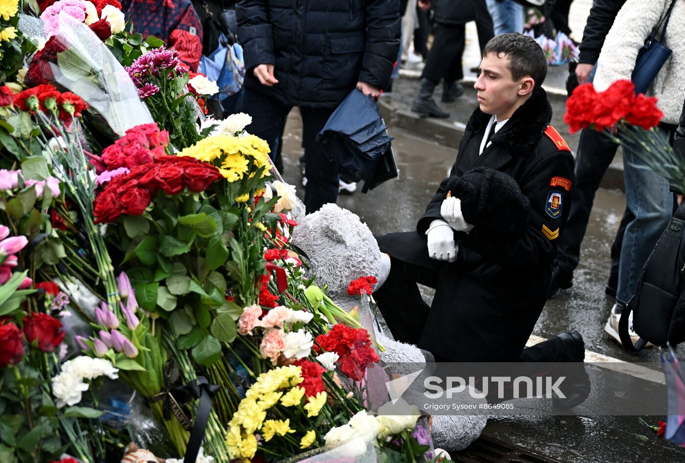 Russia Terrorist Attack Mourning Day