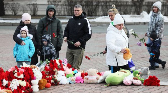 Russia Terrorist Attack Mourning Day