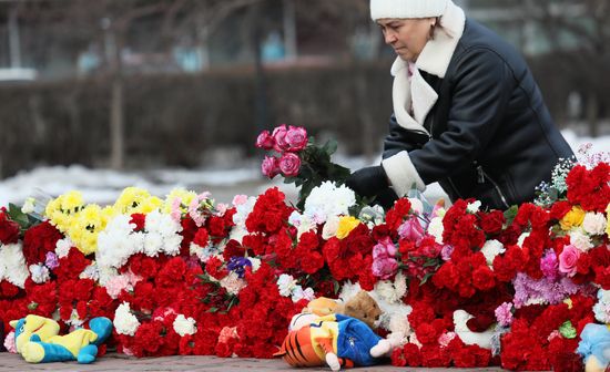 Russia Terrorist Attack Mourning Day