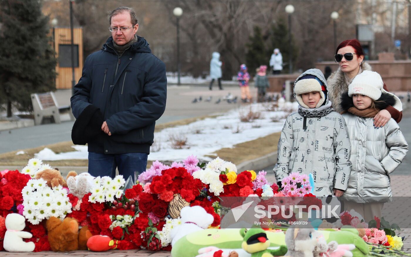 Russia Terrorist Attack Mourning Day