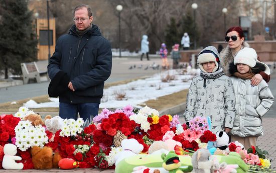 Russia Terrorist Attack Mourning Day