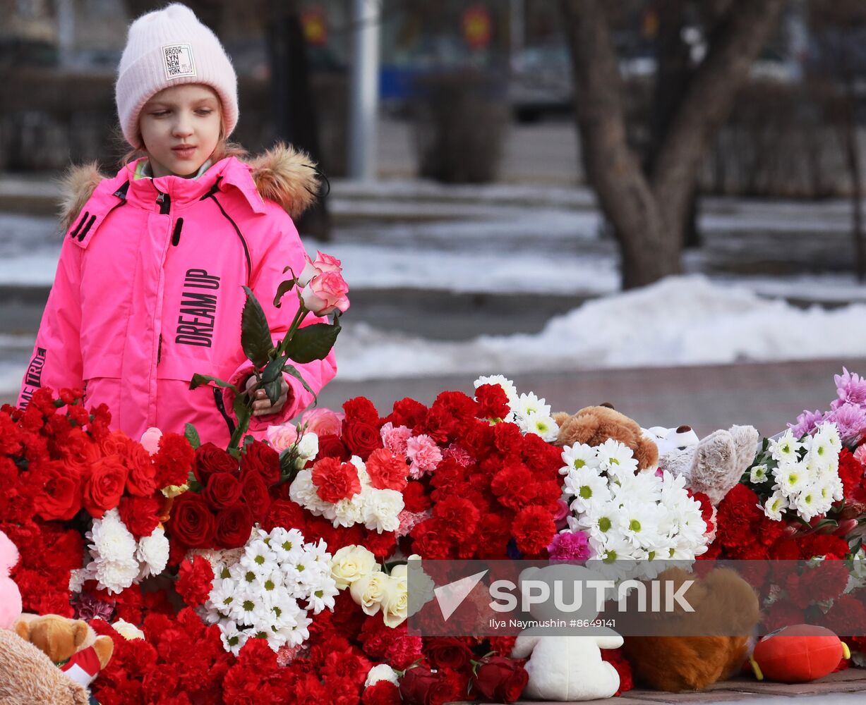 Russia Terrorist Attack Mourning Day