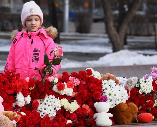 Russia Terrorist Attack Mourning Day