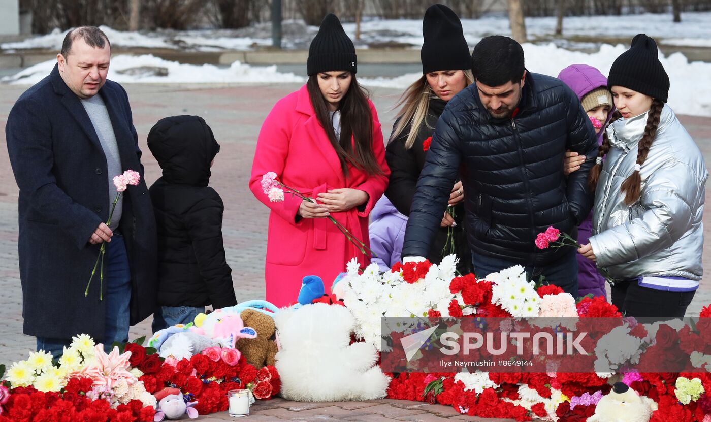 Russia Terrorist Attack Mourning Day