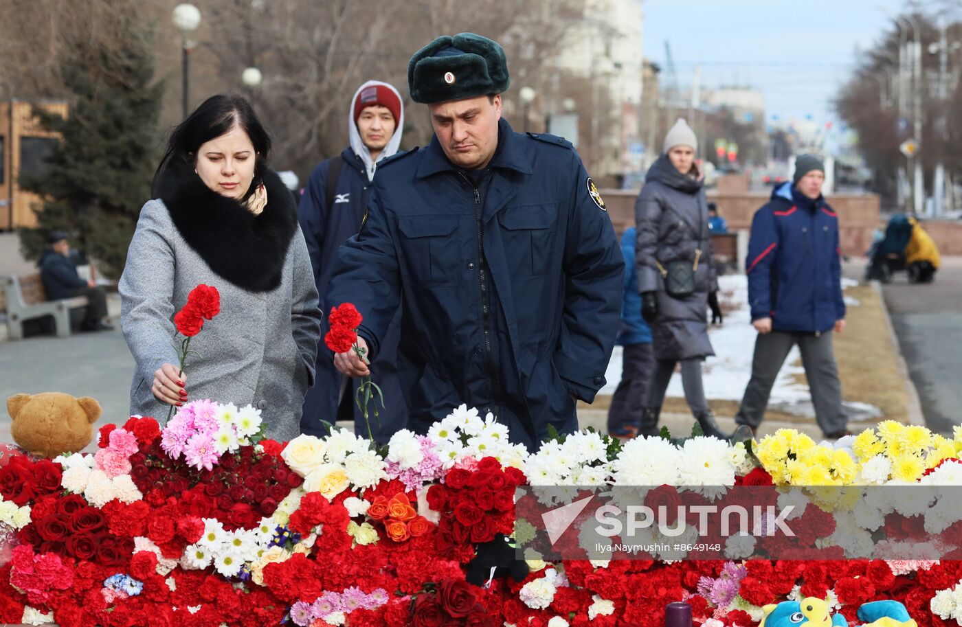 Russia Terrorist Attack Mourning Day