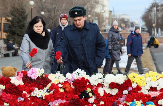 Russia Terrorist Attack Mourning Day