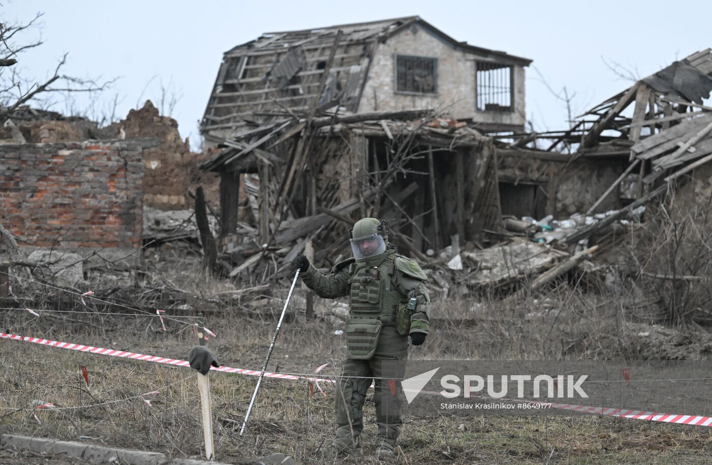 Russia Ukraine Military Operation Avdiivka Demining