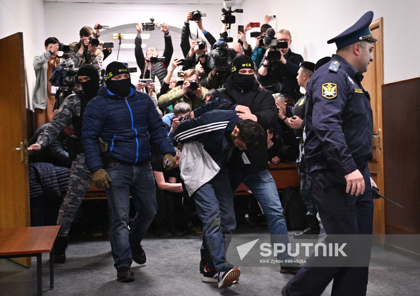 Russia Terrorist Attack Court